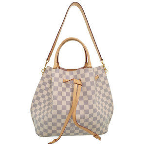 Louis Vuitton Damier Girolata Bag Azur White
